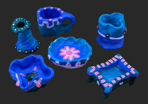 Pottery Group 14/ 087-092 (6 Items)